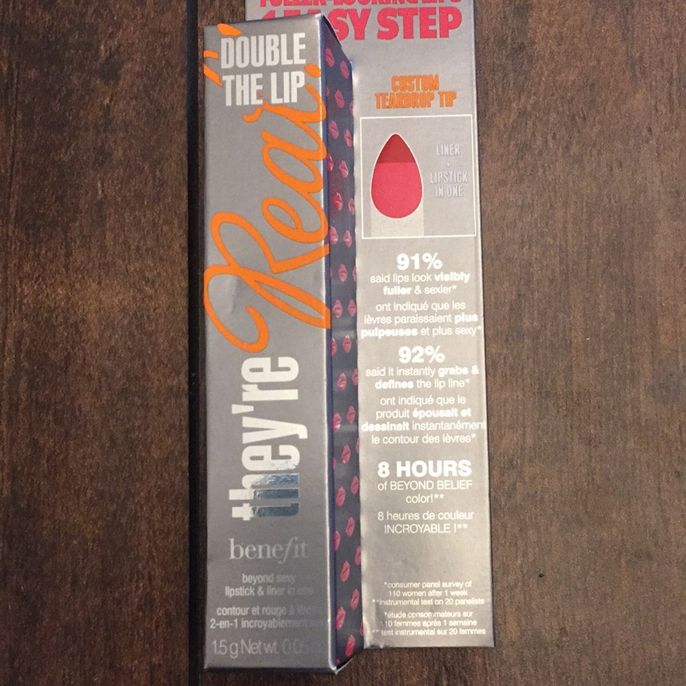 Benefit double the lip lipstick & liner in one